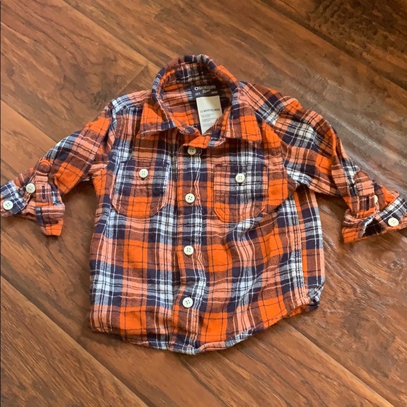 OshKosh B'gosh Other - 12mo Oshkosh plaid, flannel button up